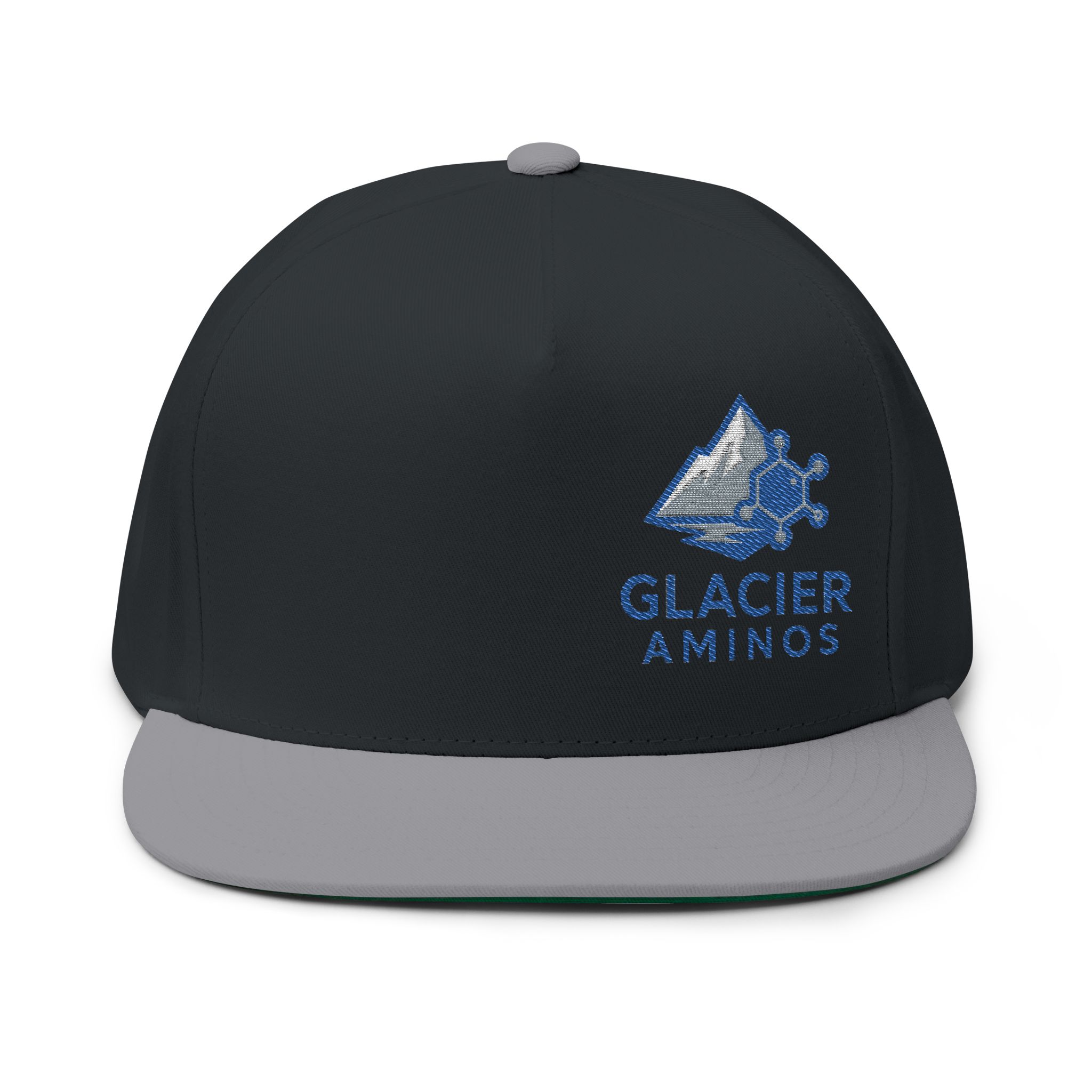 Glacier Aminos Embroidered Flat Bill Cap - Image 9