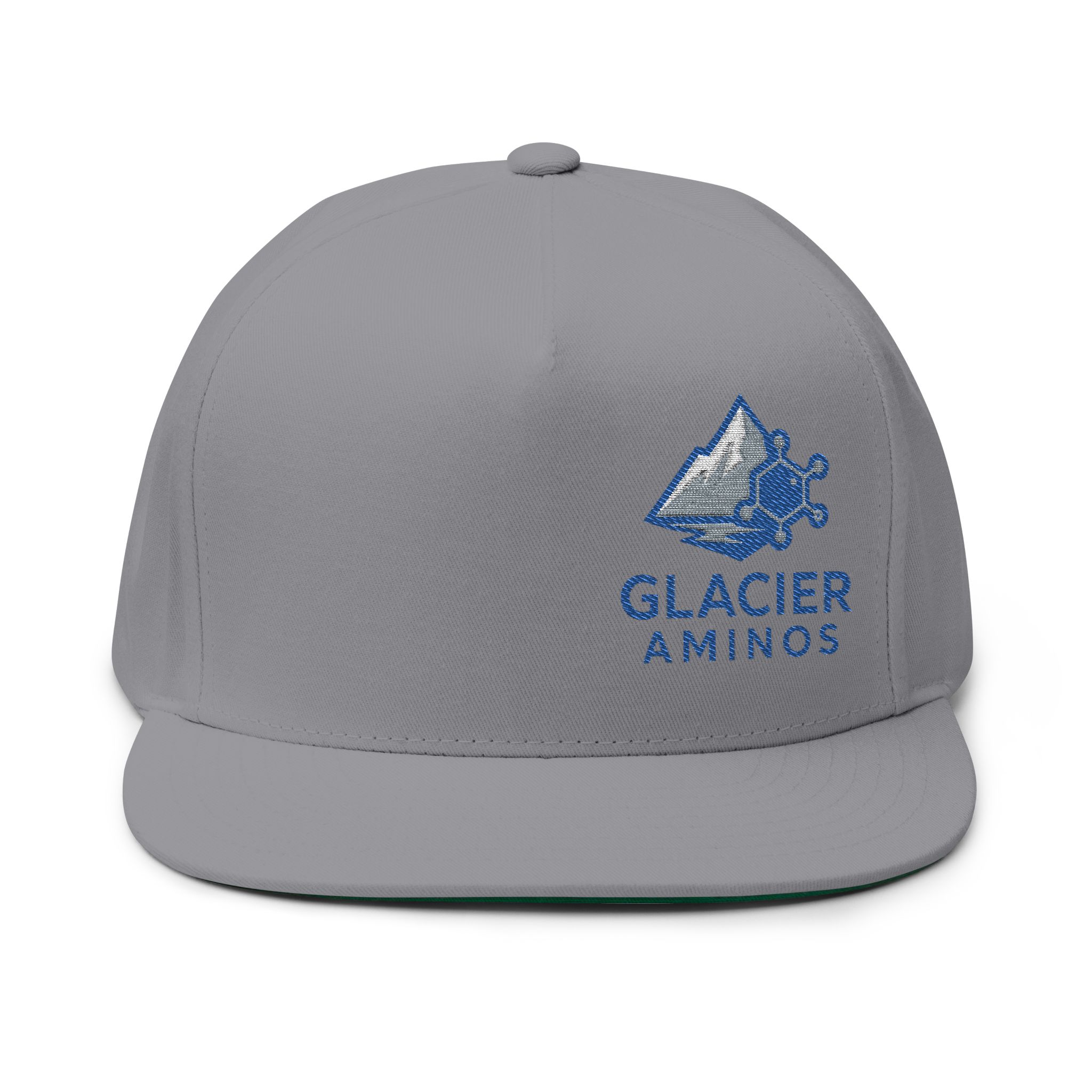 Glacier Aminos Embroidered Flat Bill Cap - Image 5