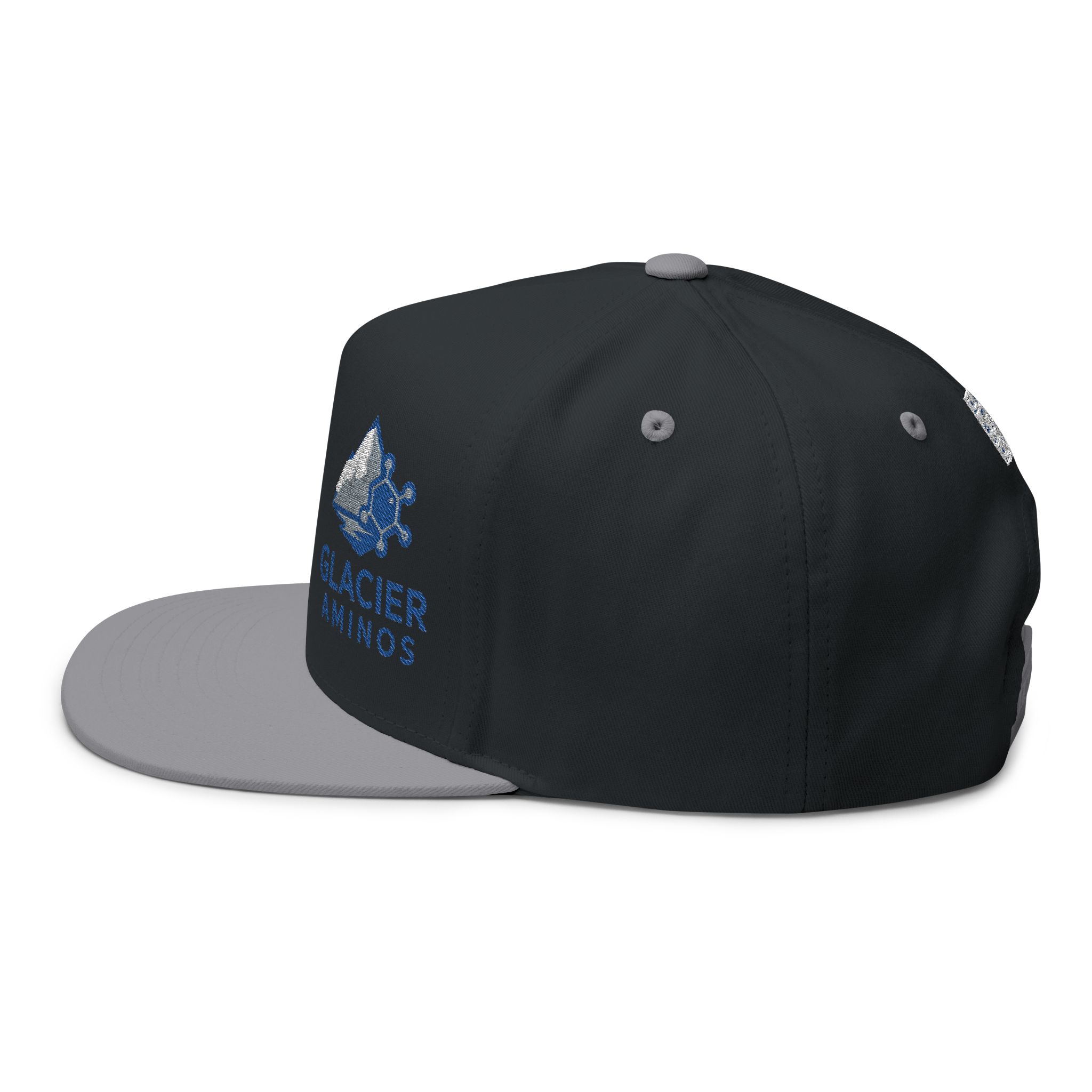 Glacier Aminos Embroidered Flat Bill Cap - Image 11