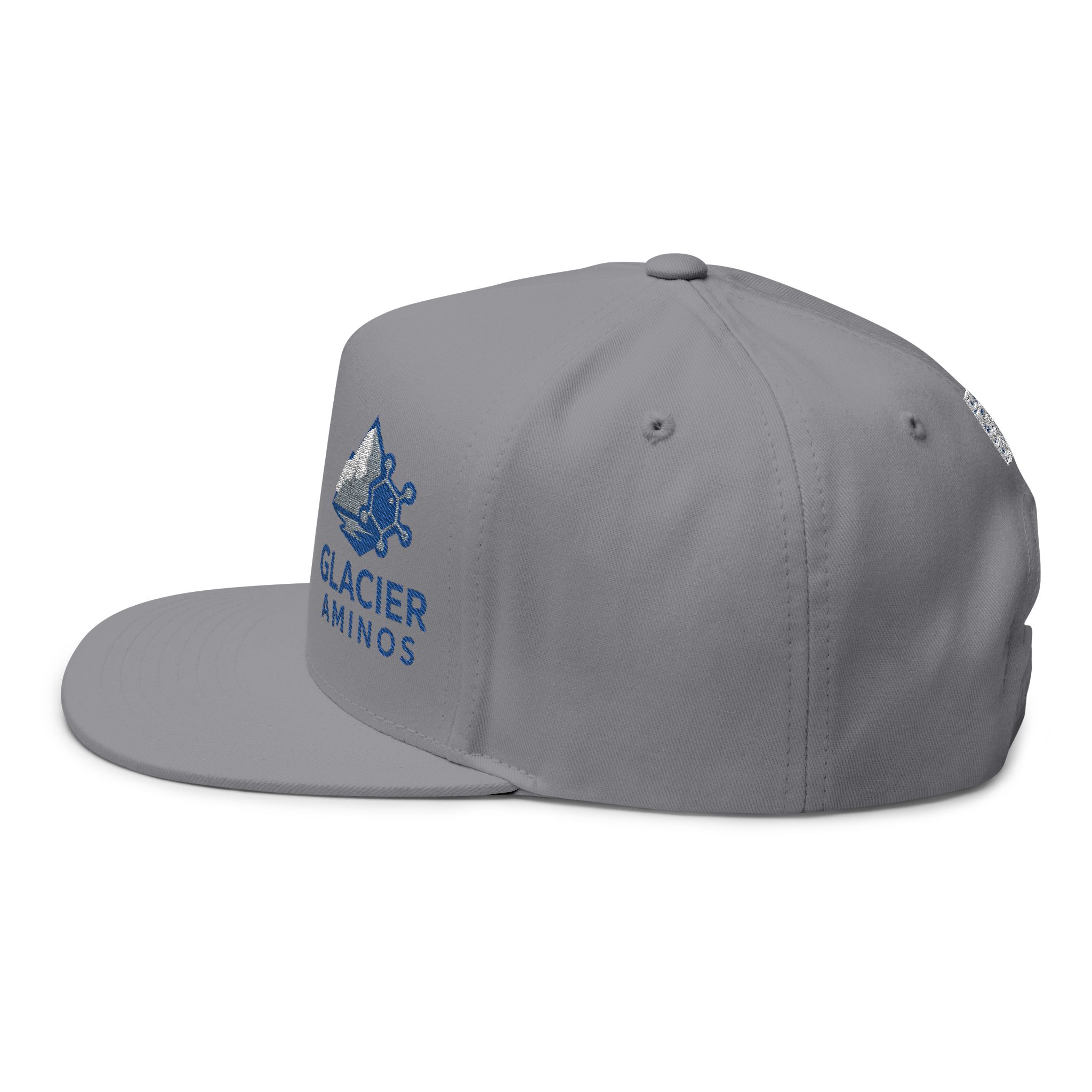 Glacier Aminos Embroidered Flat Bill Cap - Image 7
